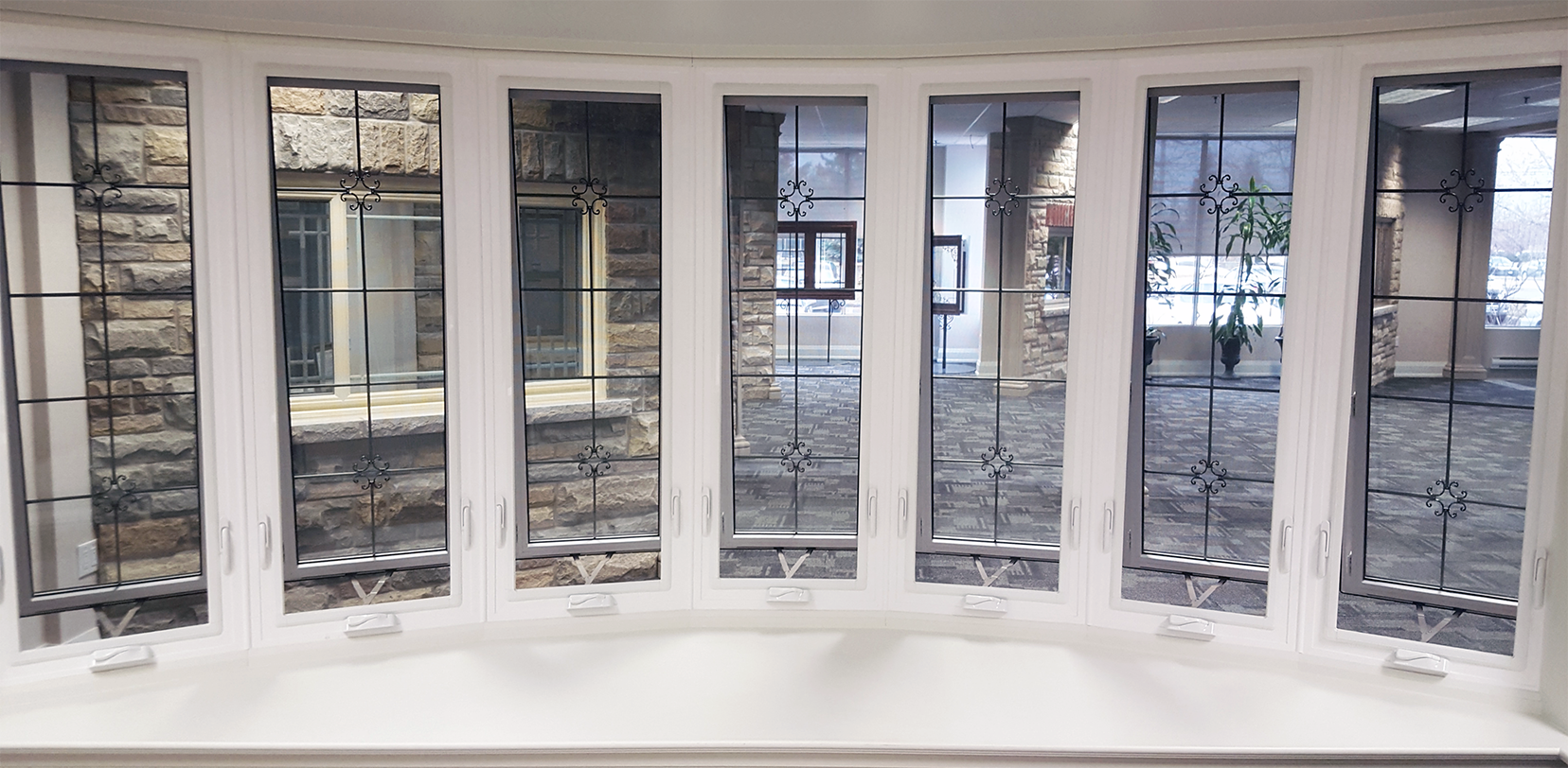 Custom Bow windows, Renova Windows And Doors, Vinyl Window Bay, Bow